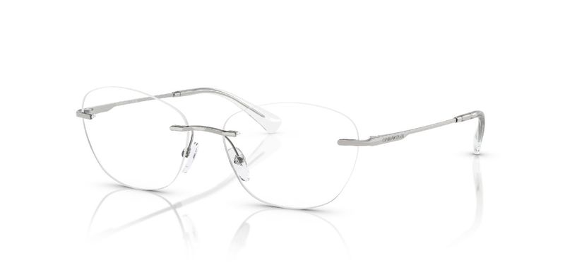 Lunettes de vue Emporio Armani Ronde 0EA1167 Argenté pour Femme
