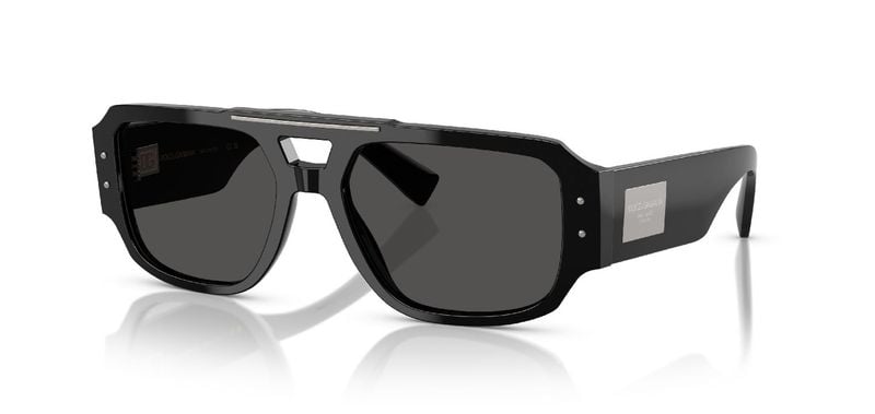 Lunettes de soleil Dolce & Gabbana Aviator 0DG4482 Noir pour Homme