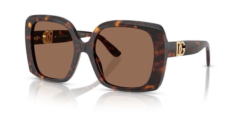 Dolce & Gabbana Quadratisch Sonnenbrillen 0DG4475 Havana für Damen