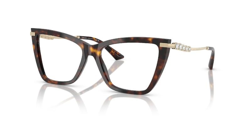 Jimmy Choo Schmetterling Brillen 0JC3020B Schildpatt für Damen