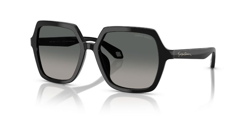 Giorgio Armani Quadratisch Sonnenbrillen 0AR8193U Schwarz für Damen