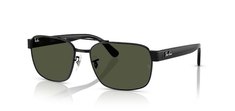 Lunettes de soleil Ray-Ban Carré 0RB3751 Noir pour Homme-Femme