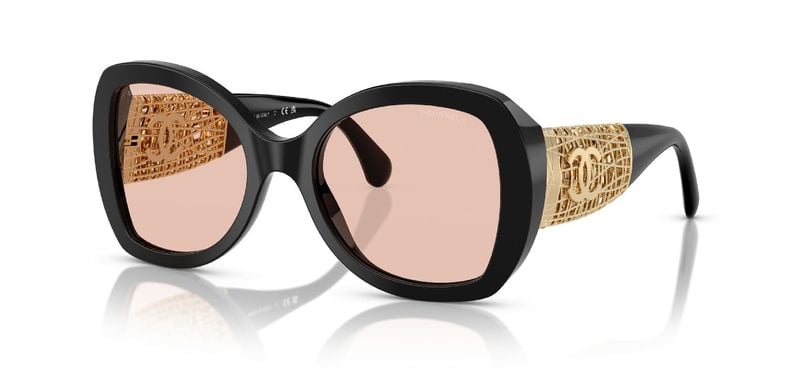 Lunettes de soleil Chanel Papillon 0CH5531 Noir pour Femme