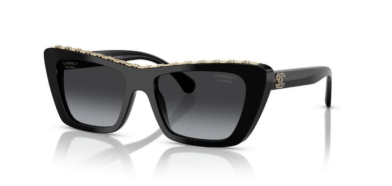 Lunettes de soleil Chanel Papillon 0CH5540 Noir pour Femme