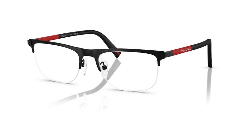 Lunettes de vue Prada Linea Rossa Carré 0PS 50RV Noir pour Homme