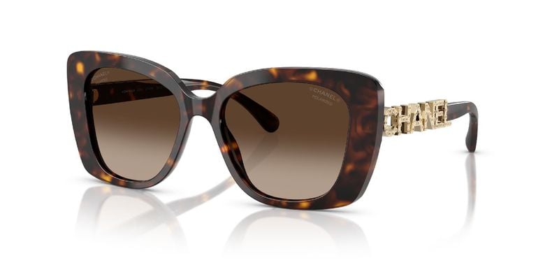 Lunettes de soleil Chanel Carré 0CH5422B Ecaille pour Femme