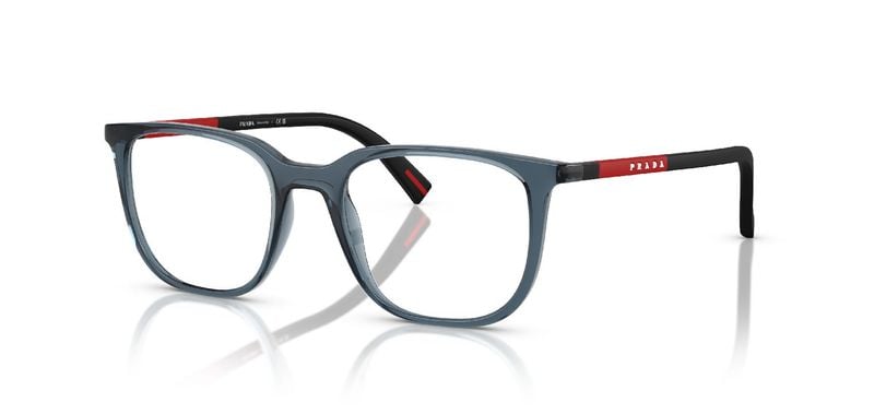 Prada Linea Rossa Quadratisch Brillen 0PS 04RV Blau für Herren