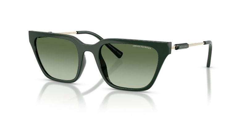 Lunettes de soleil Armani Exchange Papillon 0AX4158S Vert pour Femme