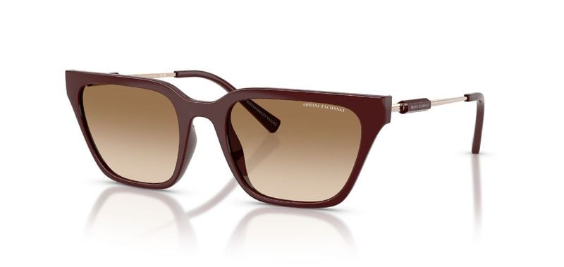 Lunettes de soleil Armani Exchange Papillon 0AX4158S Rouge pour Femme