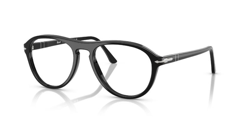 Persol Aviator Eyeglasses 0PO3371V Black for Unisex