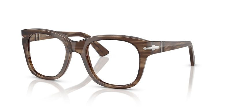 Persol Carré Eyeglasses 0PO3372V Marron for Unisex