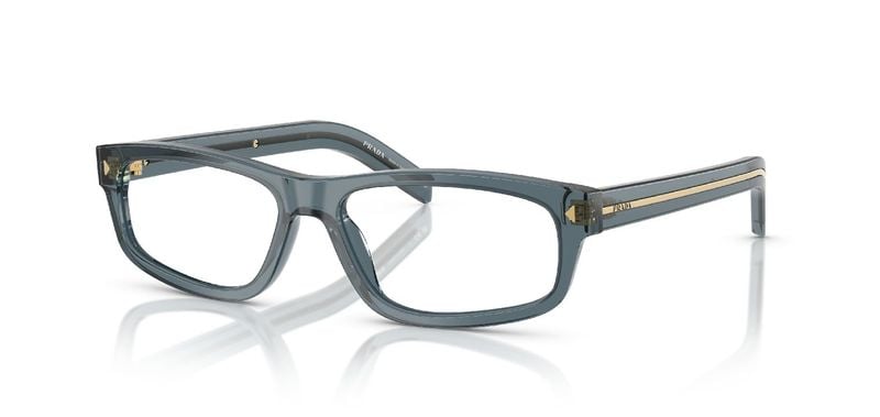Lunettes de vue Prada Rectangle 0PR B02V Bleu pour Homme