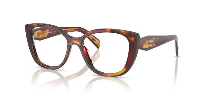 Lunettes de vue Prada Papillon 0PR B04V Rouge pour Femme