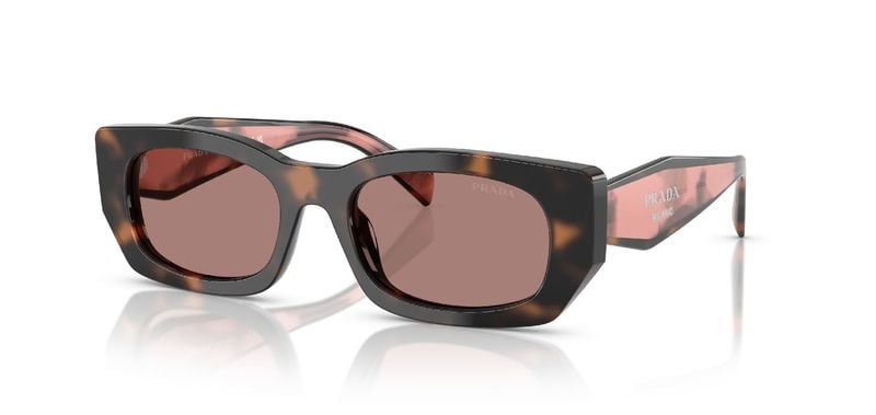 Lunettes de soleil Prada Carré 0PR B05S Violet pour Femme