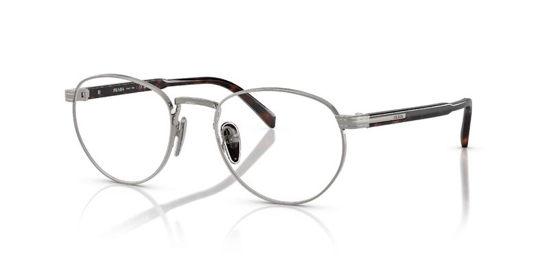 Prada Round Eyeglasses 0PR B52V Grey for Man