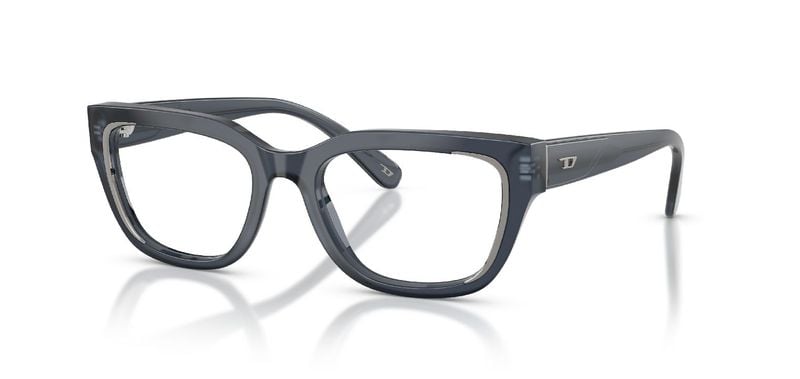 Lunettes de vue Diesel Rectangle 0DL4003 Bleu pour Homme-Femme
