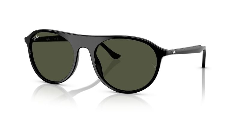 Lunettes de soleil Ray-Ban Carré 0RB2215 Noir pour Homme-Femme