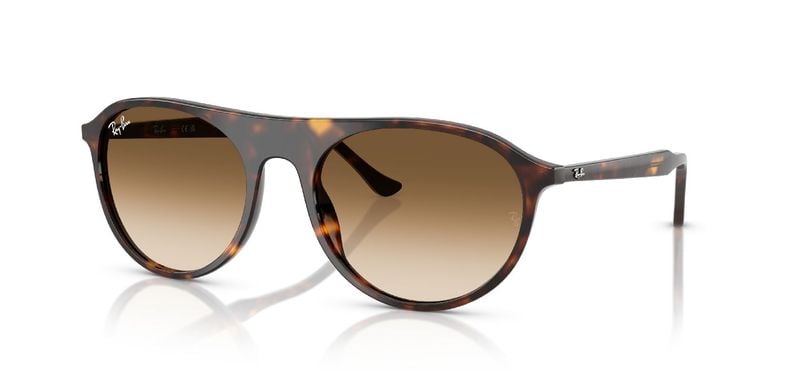 Lunettes de soleil Ray-Ban Carré 0RB2215 Havana pour Homme-Femme
