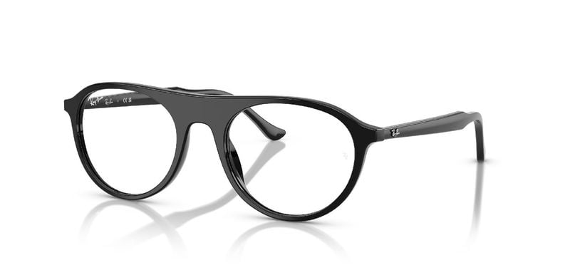 Ray-Ban Quadratisch Brillen 0RX5441 Schwarz für Damen/Herren