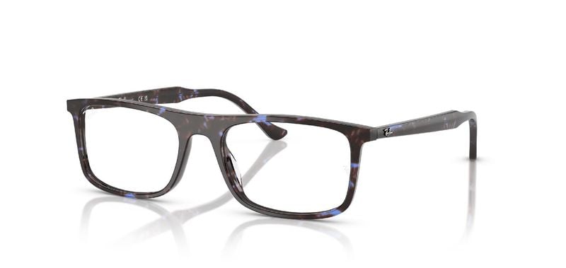 Lunettes de vue Ray-Ban Rectangle 0RX5440 Bleu pour Homme-Femme