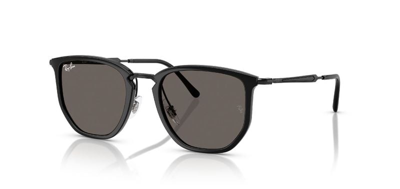 Lunettes de soleil Ray-Ban Ronde 0RB4451 Noir pour Homme-Femme