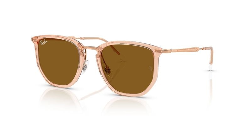 Lunettes de soleil Ray-Ban Ronde 0RB4451 Beige pour Homme-Femme