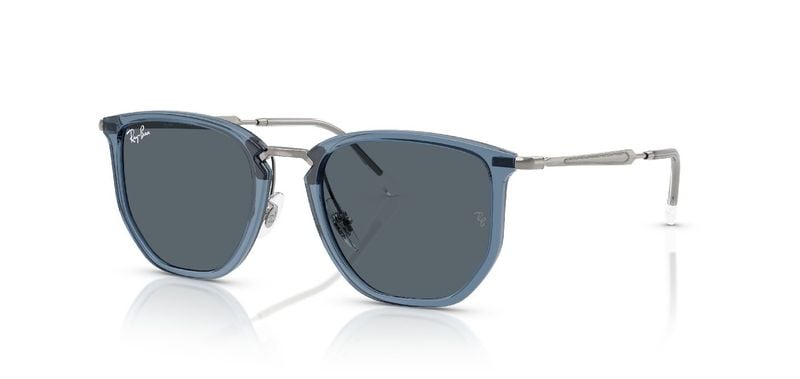 Ray-Ban Round Sunglasses 0RB4451 Blue for Unisex