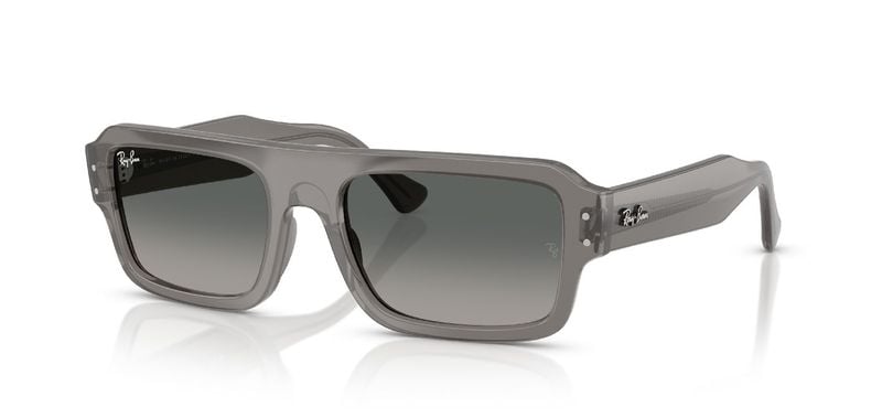 Lunettes de soleil Ray-Ban Rectangle 0RB4454 Gris pour Homme-Femme