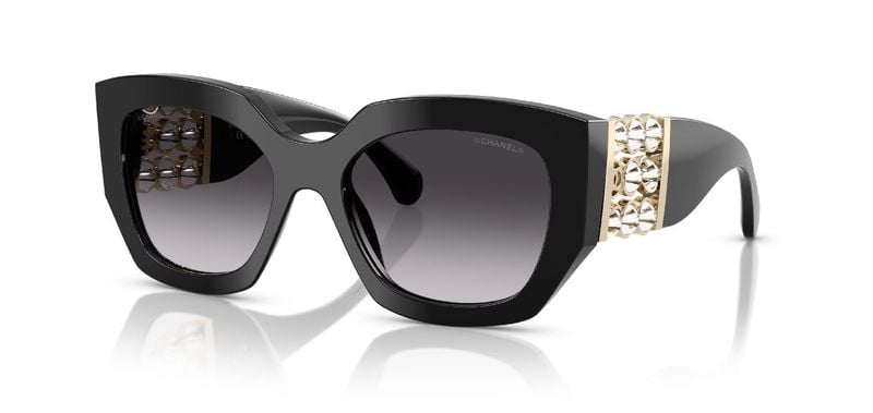 Lunettes de soleil Chanel Papillon 0CH5545 Noir pour Femme