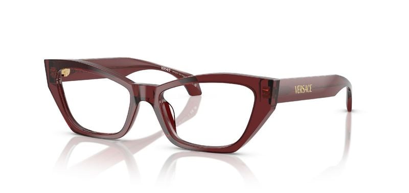 Lunettes de vue Versace Fantaisie 0VE3373U Rouge pour Femme