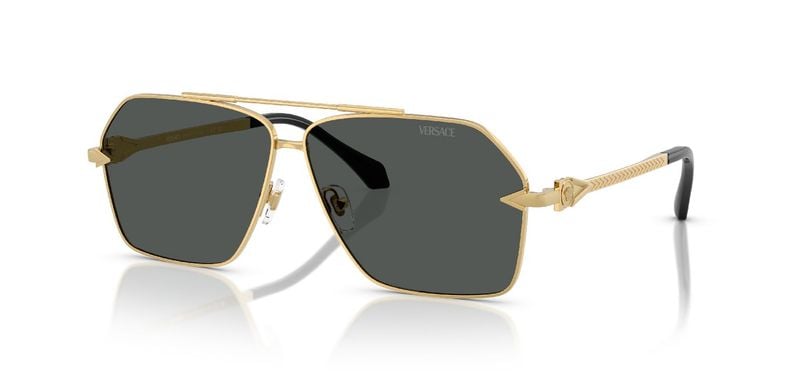 Versace Carré Sunglasses 0VE2284 Gold for Man