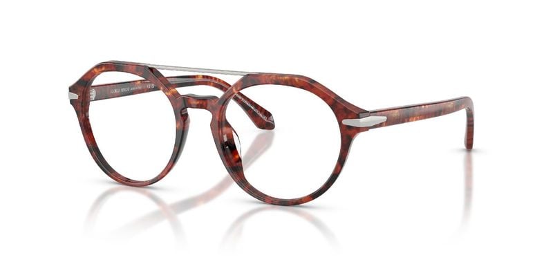 Giorgio Armani Round Eyeglasses 0AR7278U Red for Man