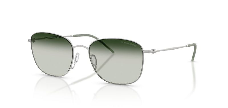 Giorgio Armani Carré Sunglasses 0AR6168 Silver for Man