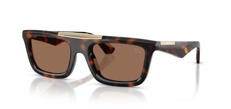 Burberry Rechteckig Sonnenbrillen 0BE4451U Havana für Herren