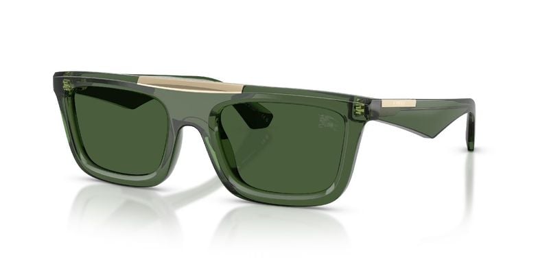Burberry Rechteckig Sonnenbrillen 0BE4451U Grün für Herren
