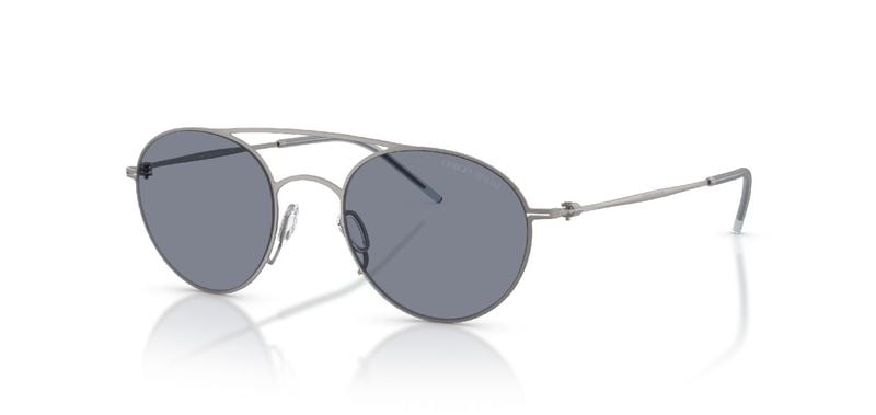Giorgio Armani Rund Sonnenbrillen 0AR6169 Grau für Herren