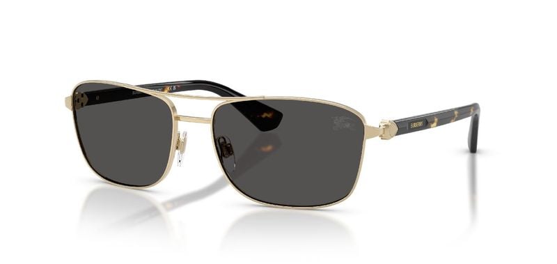 Burberry Rechteckig Sonnenbrillen 0BE3163 Gold für Herren