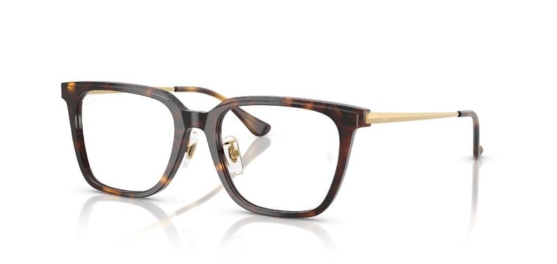 Lunettes de vue Ray-Ban Carré 0RX5442D Havana pour Homme
