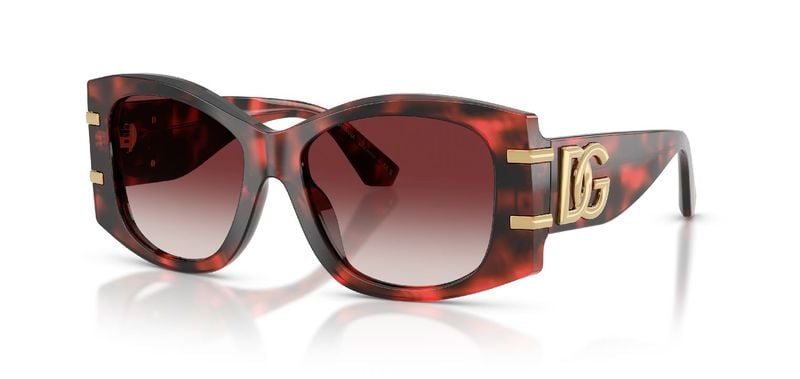 Lunettes de soleil Dolce & Gabbana Papillon 0DG4501 Rouge pour Femme