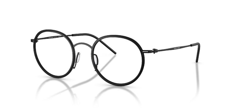 Giorgio Armani Round Eyeglasses 0AR5155 Black for Man