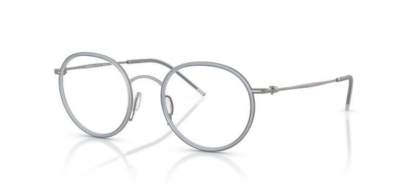 Giorgio Armani Round Eyeglasses 0AR5155 Grey for Man