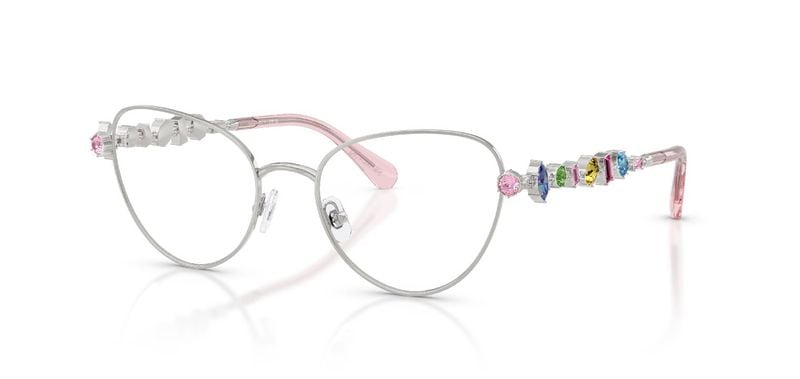 Swarovski Schmetterling Brillen 0SK1024 Sillber für Damen