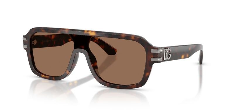 Dolce & Gabbana Aviator Sunglasses 0DG4507 Havana for Man
