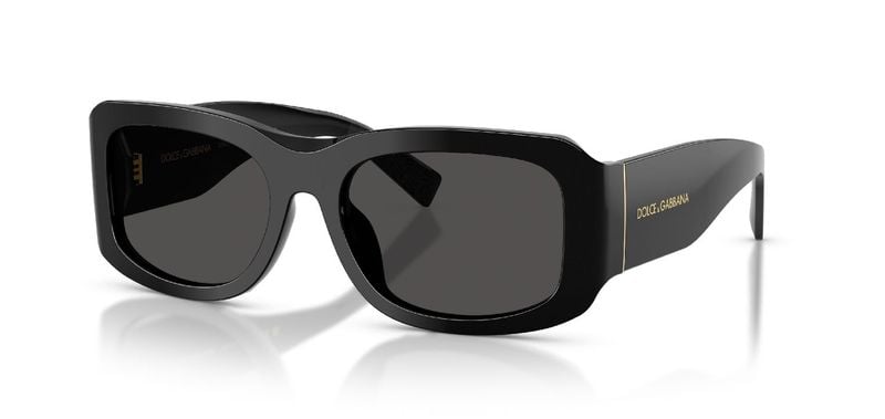 Dolce & Gabbana Rectangle Sunglasses 0DG4503 Black for Man