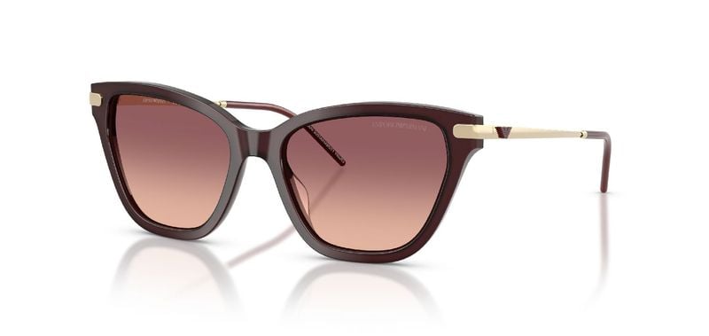 Lunettes de soleil Emporio Armani Papillon 0EA4251 Rouge pour Femme