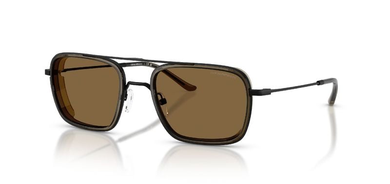 Emporio Armani Carré Sunglasses 0EA2162 Black for Man