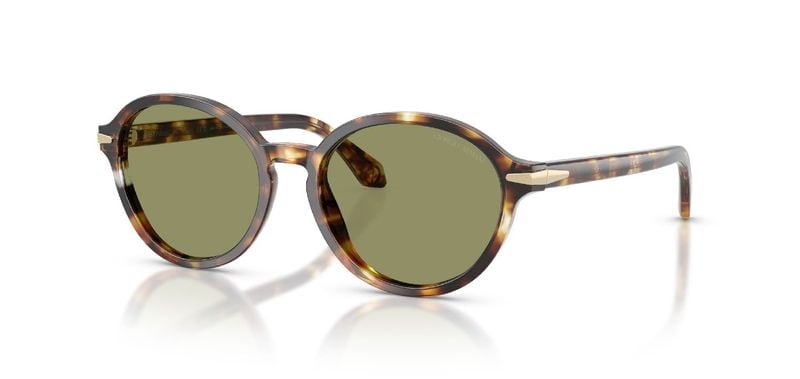 Giorgio Armani Oval Sunglasses 0AR8237 Havana for Woman