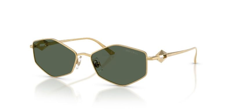 Jimmy Choo Oval Sunglasses 0JC4017 Gold for Woman