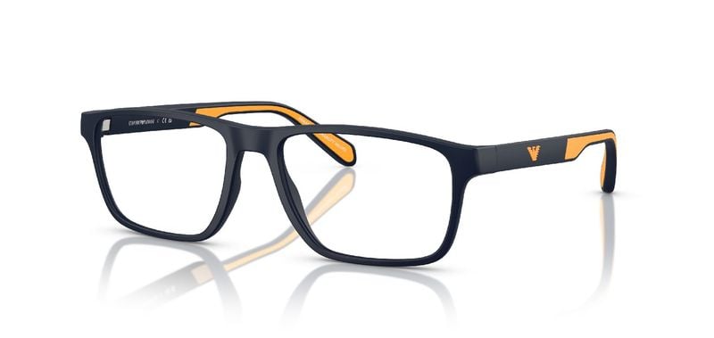 Lunettes de vue Emporio Armani Rectangle 0EA3233 Bleu pour Homme