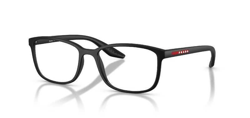 Prada Linea Rossa Quadratisch Brillen 0PS 07RV Schwarz für Herren